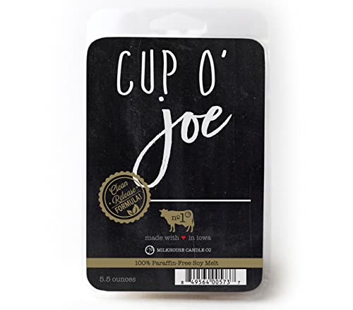 Milkhouse Cup O' Joe Soy Wax Melts for Wax Warmer, 5.5 oz | Clean-Burning, Premium Fragrance Oil, Made in the USA - color: Cup O' Joe