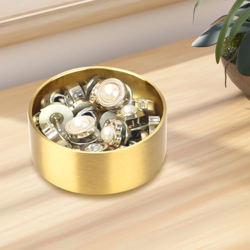 1.96" Ring Holder, Jewelry Dish, Small Jewelry Box, Ring Dish Engagement Gift, Mini Gold Brass Bowl