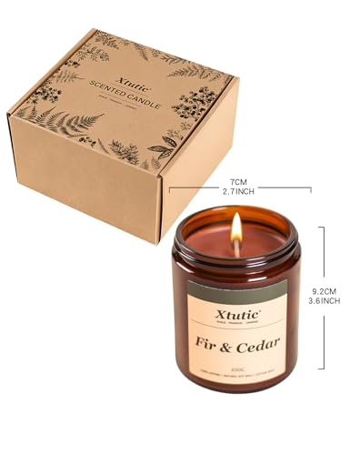 Brown Soy Wax Candle Gift Set - 28oz Large Jar,200-Hour Burn Time,Home Fragrance for Relaxation, Meditation,Gifts for Women, Housewarming, Home Decor