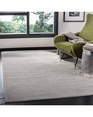 SAFAVIEH Vision Collection Runner Rug - 2'2" x 6', Silver, Modern Ombre Design, Non-Shedding & Easy to Clean, Ideal for Entryway, Foyer, Bedroom (VSN606G) - color: Silver, size: 2'2" x 6' (Runner)