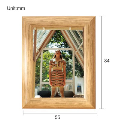 2x3inch Mini Picture Frames Set of 2,Wood Photo Frame for Fujifilm Instax