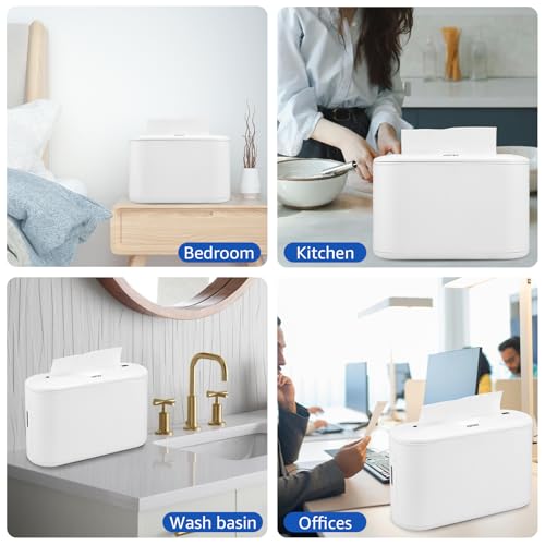 Countertop Paper Towel Holder Dispenser,White-M | Commercial Paper Towel Dispenser,Multifold Trifold Z-Fold Paper Towel Holder,Napkin Holder Dispenser - color: White-m
