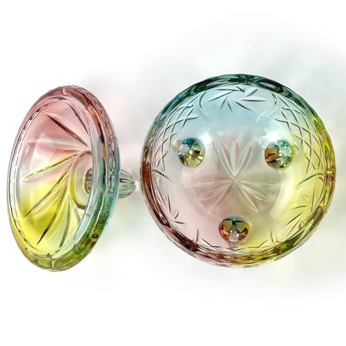 Halloween Candy Dish Snack Barrel Storage Jar Embossed Luxury Cookie Buffet Canister With Lids Jewelry Box Jar Biscuit Containers - color: Wang Tripod