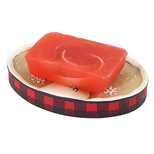 Avanti Linens - Soap Dish, Resin Countertop Accessories, Christmas Decorations (Snowmen Gathering Collection) - size: Soap Dish