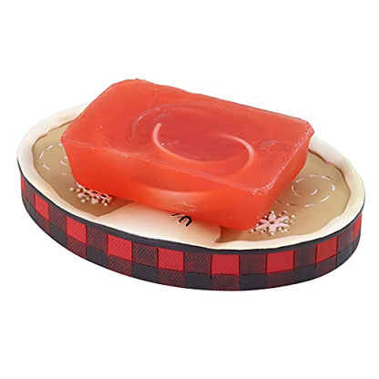 Avanti Linens - Soap Dish, Resin Countertop Accessories, Christmas Decorations (Snowmen Gathering Collection) - size: Soap Dish