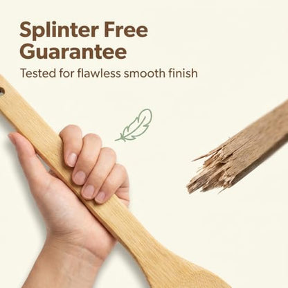 Wooden Spatulas 3 Hanging, Non Stick, Bamboo, Non Toxic, Kitchen Use, Wedding, Shower Gifts, Hand Crafted