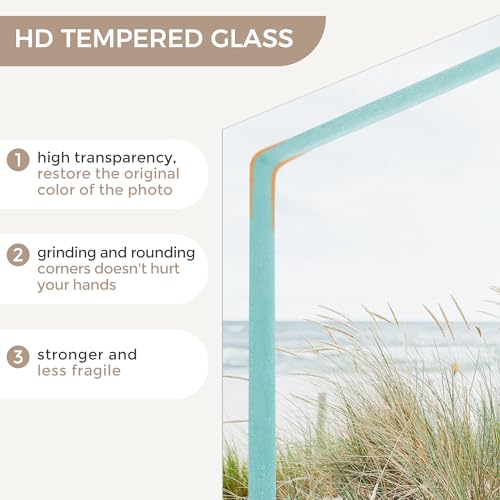 16x24 Poster Frame | Solid Oak Wood 16 x 24 Picture Frame | 24x16 Poster Frame With Mat For 12x18 | Tempered Glass And Hanging Hardware Included | 16 By 24 Picture Frame Wood (Walnut, 1 Pack) - color: Walnut, size: 16''x24''-1P