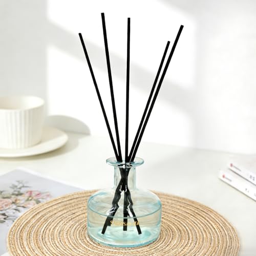 11 inch Diffuser Sticks 100 Pack, Diffuser Reeds Sticks Refill for Home and Bathroom, Diffuser Reeds Sticks for Scented Diffuser Black - color: Black