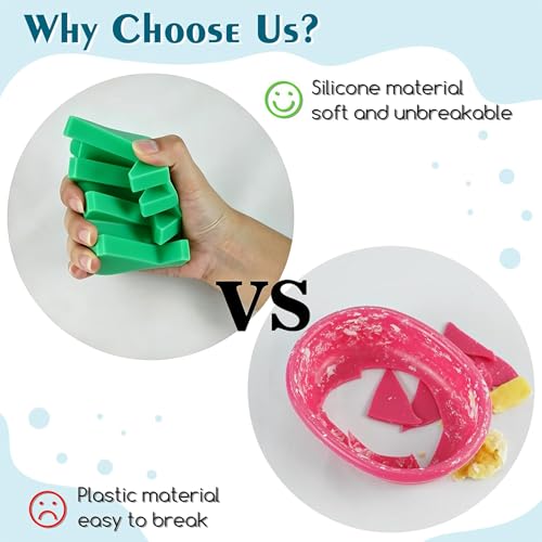 Silicone Soap Dish Self Draining with Suction Cups (Green,1 Pack) | Waterfall drainage design drains fast to keep soap dry silicone soap saver with reusable suction cups for bathroom & kitchen - color: Christmas Green, size: 1