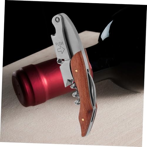 1set Creative Wine Opener Kit Stainless Steel Accessories Set Corkscrew Pourer and Stopper for Wine and Special Occasions