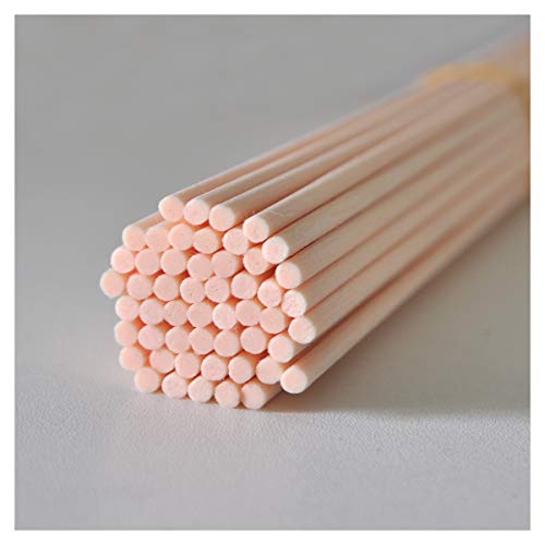 50 Pieces Fiber Reed Diffuser Replacement Refill Sticks for Aroma Fragrance (Beige, 8" x4mm) - color: Beige, size: 8"x4mm