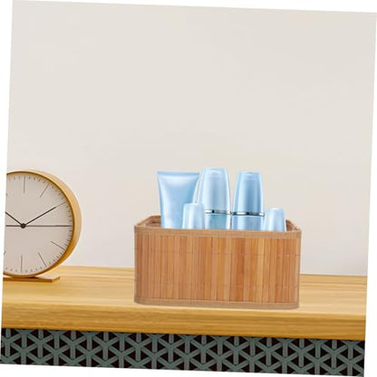 POPETPOP 3pcs Woven Wicker Storage Baskets Natural Material Nesting Bins for Bedroom Bathroom Laundry Room Kitchen Versatile Small Organizers