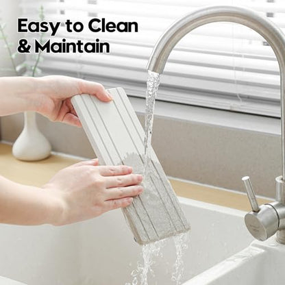 3 Pack Diatomite Stone Sink Tray, Water Absorbing Mat for Kitchen & Bathroom Counter, Quick Dry Soap Dish Makeup Vanity Caddy,Sponge Holder Organizer, Beige - 2pcs of 4.5"x 3.5" and 1pc of 9"x 3.5" - color: 3 Pcs - Beige - 1pc of 9"x 3.5" and 2pcs of 4.5"