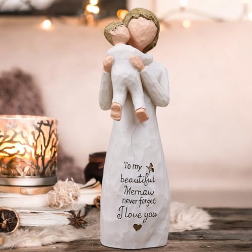 Memaw Gifts for Grandma, Gifts for Memaw, Meemaw Gift for Grandmother, Sculpted Hand-Painted Figurine - style: Memaw Gifts