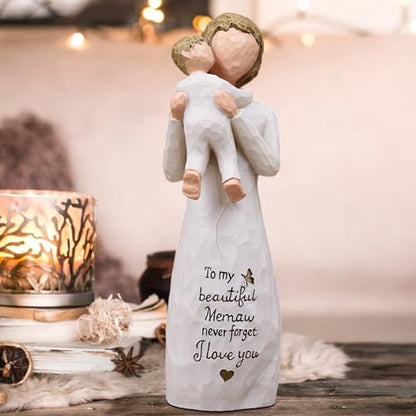 Memaw Gifts for Grandma, Gifts for Memaw, Meemaw Gift for Grandmother, Sculpted Hand-Painted Figurine - style: Memaw Gifts