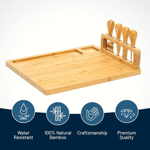 Personalized Charcuterie Board, Custom Bamboo Engraved Cheese Board | Perfect for Weddings, Bridal Showers, and Special Occasions - style: Personalized Charcuterie Board