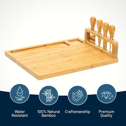 Personalized Charcuterie Board, Custom Bamboo Engraved Cheese Board | Perfect for Weddings, Bridal Showers, and Special Occasions - style: Personalized Charcuterie Board