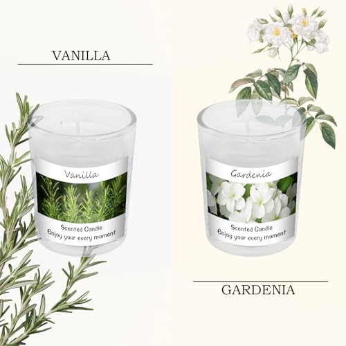 Scented Candles Gifts Set for Women and Men, Soy Wax Aromatherapy Candles 6 Pack Jar Candle for Birthday, Thanksgiving, Valentine, Anniversary, Christmas Gifts