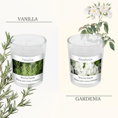 Scented Candles Gifts Set for Women and Men, Soy Wax Aromatherapy Candles 6 Pack Jar Candle for Birthday, Thanksgiving, Valentine, Anniversary, Christmas Gifts
