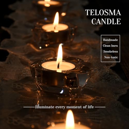 Natural Ivory White Beeswax Tealight Candles in Metal Aluminum Cup, 12-Pack | Organic, Small Candle, Unscented, Smokeless, 4-5 Hours Burning, Natural smell, 100% Pure Beeswax, Cotton wick, Clean Burn