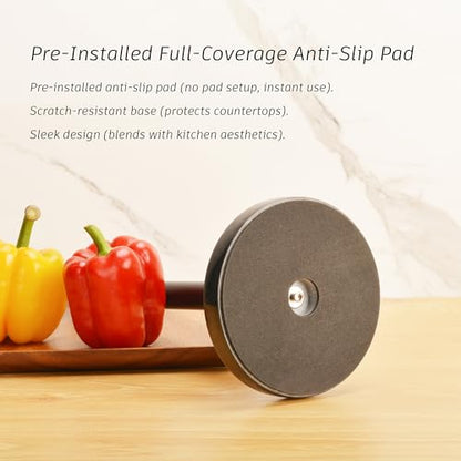 Paper Towel Holder Countertop, Heavy Weighted Black Marble Paper Towels Holder for Kitchen Counter, Modern Standing Papertowel Roll Holders(Matte Black Stainless Steel Bar, Black Natural Marble Base) - color: Black-b