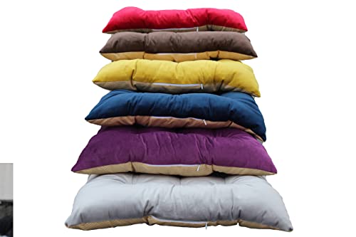 Chaise Lounger Patio Cushion Rocking Chair Sofa Furniture Lounge Cushions Outdoor Indoor Thick Sun Lounger Swing Bench Cushion with Elastic Ties 45 L X 18 W, Brown - color: Brown, style: 45 L X 18 W