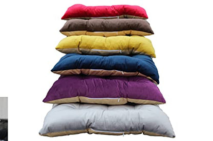 Chaise Lounger Patio Cushion Rocking Chair Sofa Furniture Lounge Cushions Outdoor Indoor Thick Sun Lounger Swing Bench Cushion with Elastic Ties 45 L X 18 W, Brown - color: Brown, style: 45 L X 18 W