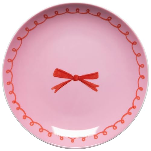 Jubilee Bowtique Porcelain Appetizer Plates, Set of 4 - color: Bowtique