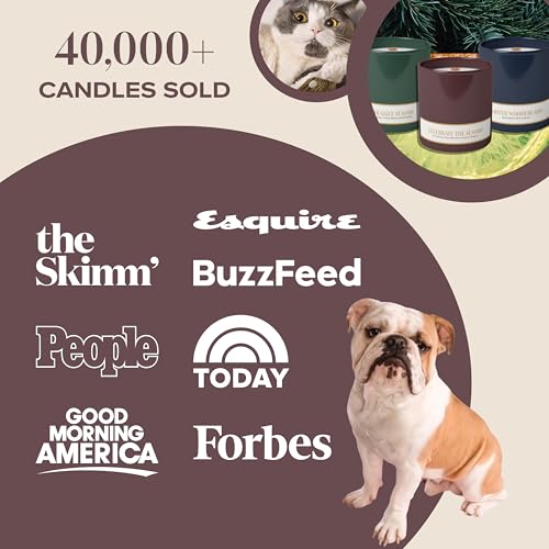 Celebrate the Season Pet-Friendly Scented Candle – Cookie Butter, Brown Sugar & Vanilla Fragrance - Coconut Soy Wax Candle with Wooden Wick, 50-Hour Burn Time, Made in USA, 11.8 oz - color: Celebrate the Season