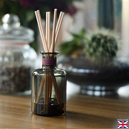 Ziffs Home® 120pcs Natural Fibre Reed Diffuser Sticks - 20cm/7.87in x 4mm/0.16in - Thick Diffuser Reeds Sticks - Diffuser Sticks for Diffuser Oils Fragrance Refill - Fibre Reeds for Diffusers - color: Natural - 7.87 Inch - 20cm