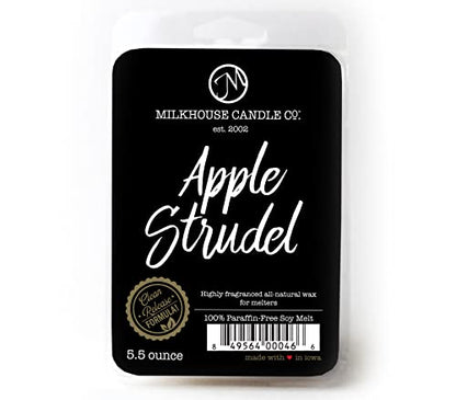 Milkhouse Apple Strudel Soy Wax Melts for Wax Warmer, 5.5 oz | Clean-Burning, Premium Fragrance Oil, Made in the USA - color: Apple Strudel