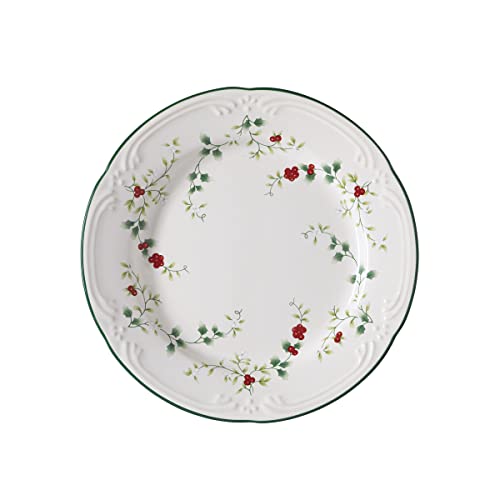 Pfaltzgraff Winterberry Salad Plates (8-Inch, Set Of 4), Green - size: 8 inch (Set of 4), style: Salad Plates, Set of 4
