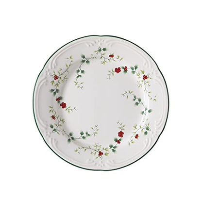 Pfaltzgraff Winterberry Salad Plates (8-Inch, Set Of 4), Green - size: 8 inch (Set of 4), style: Salad Plates, Set of 4