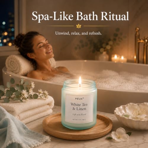 Scented Candles Gift Set, 6-Pack 7 oz Soy Candles, Fresh Botanical Scents | Eucalyptus, White Tea, Sea Salt & Peony. Up to 300 Hours for Home & Relaxation; Candle Gifts for Women, Moms & Housewarmings - color: Fresh Botanical Collection
