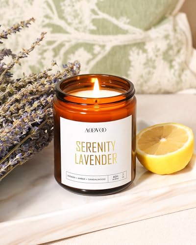 AOOVOO Candle Set - 4PC Scented Candles, 28 oz Soy Candles, Soy Candle for Home Scented, Sage/Jasmine/Eucalyptus/Lavender - style: Sage/Jasmine/Eucalyptus/Lavender