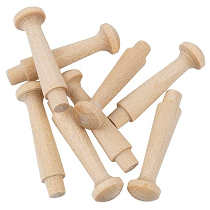 Birch Mini Shaker Pegs | 1-3/4" x 7/16" | Pack of 20 | Wood Pegs for Hanging | Coat Rack Pegs | UA-68-BWSP - size: 1-3/4" x 7/16"