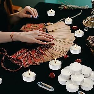 200 Pack,4 Hour Long time Burning,Unscented Tea Lights Candles,White, Smokeless, Dripless,for Weddings, Home, Pool,Shabbat - color: 200 White