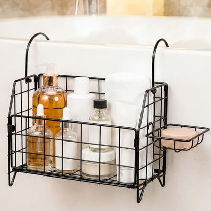 Novabright Large 11" x 8.75" x 5.9" Rustproof Shower Caddy Hanging Shower Organizer Basket Soap Tray and Rack for Bathrooms and Bathtubs, Shampoo, Conditioner, Soap & Bath Accessories