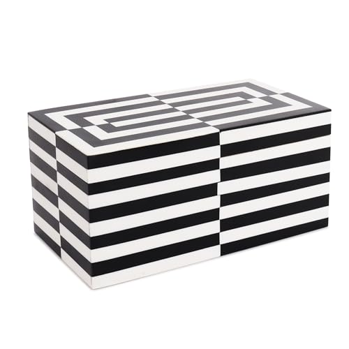 Handicrafts Home Decorative Organizer Box 10x5 – Large Keepsake Box with Lid, Modern Decorative Storage Box, Bohemian Coffee Table Décor, Jewelry & Memory Box, Decorative Accent Box for Home Décor - color: PUZZLE-SLIDE, size: 10 x 5 x 5 Inches