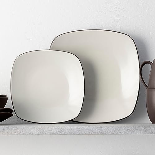 Noritake Colorwave Chocolate 4-Piece Square Place Setting, Service for 1 - color: Chocolate