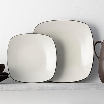 Noritake Colorwave Chocolate 4-Piece Square Place Setting, Service for 1 - color: Chocolate
