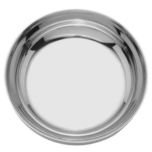 Mikasa Luxe 2-Piece Stainless Steel Chip and Dip Bowl Set, 14.25-Inch Serving Bowl with Coordinating Dip Bowl, Rust-Resistant, Dishwasher Safe, Elegant Entertaining Serveware