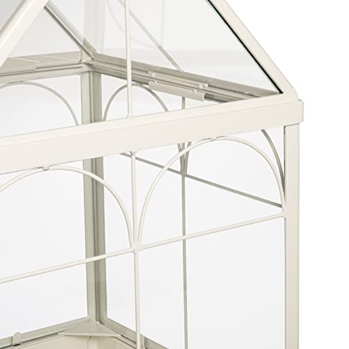 H Potter Freestanding Wardian Case Terrarium | Metal & Glass, Plant Stand - size: Medium