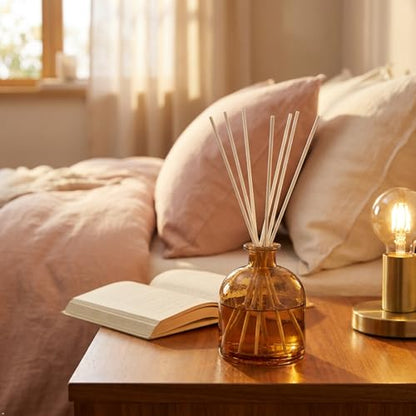 130Pcs Reed Diffuser Sticks-7.5Inch/3mm White Fiber Diffuser Sticks Essential Oil Aroma Diffuser Reeds Aroma Fragrance Refills (3mm X 19cm (130pcs)) - color: White Colors, size: 3mm x 19cm (130pcs)