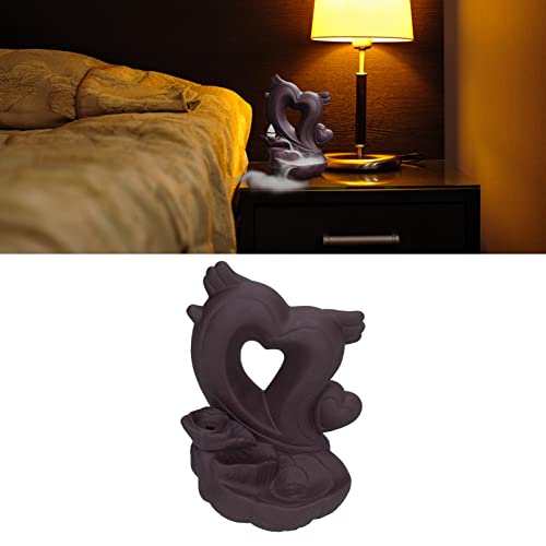 Backflow Incense Burner Smoke Waterfall Burner Ceramic Incense Holder Ornament for Home Office Decoration