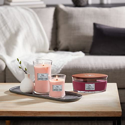 WoodWick Ellipse Scented Candle with Crackling Wick | Wild Berry & Beets | Up to 50 Hours Burn Time - color: Wild Berry, style: ELLIPSE