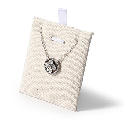 Oirlv Linen Jewelry Tray Insert Cards | Linen-Style Tray Cards, Soft Protective Surface, Fits Standard Jewelry Trays, Versatile for Necklaces/Earrings/Bracelets - size: 10PCS Linen Jewelry Cards