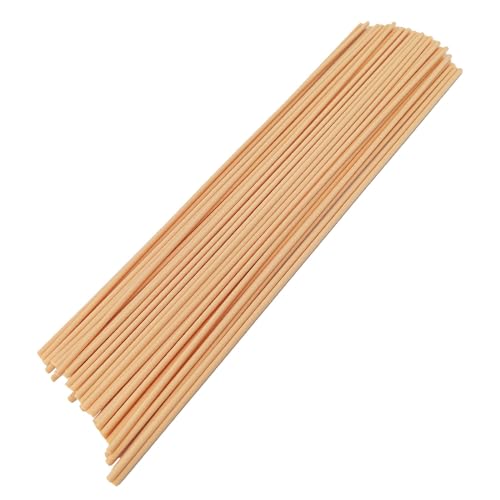 50PCS Natural Fiber Reed Diffuser Sticks 12 Inch Long 3mm Diameter Strong Absorption Refill Replacement Reeds for Diffuser Stick Essential Oil Scented Aroma Fragrance Rod for Home Office Spa - color: Natural, size: 3mm×30cm-50 PCS