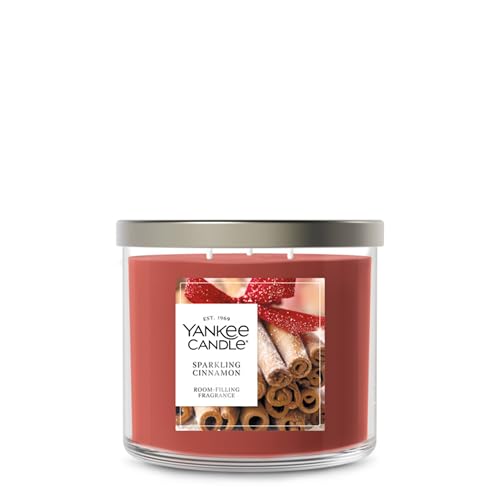 Yankee Candle Cinnamon Stick, Scented Candle, 14.5oz 3-Wick Candle Jar with up to 40 Hours Burn Time - color: Sparkling Cinnamon, size: 14.5oz