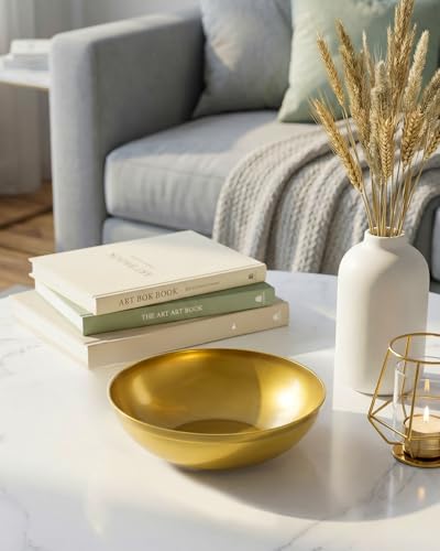 bUCLA 50Pack 10oz Gold Plastic Bowls - Disposable Plastic Salsa Bowls Premium Heavy Duty - Ideal for Wedding &Party - color: Gold, size: 10oz